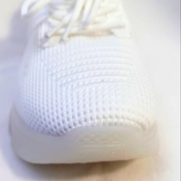 NEW! bebe Sneakers ANALIA Sz 9.5 Crystals WHITE Rhinestones Embellished Luxe - Picture 11 of 16